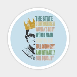 Ruth Bader Ginsburg Best Design Magnet